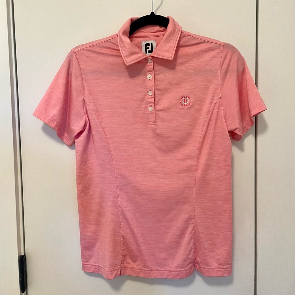 Like New - Footjoy Pink Women’s Golf Polo - short sleeve - size XS - like new